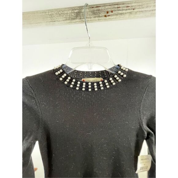 Poppies and Roses NWT Black Embellished Dress Size M - Picture 2 of 4